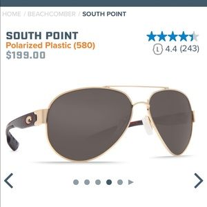 Costa Del Mar Aviator Sunglasses
